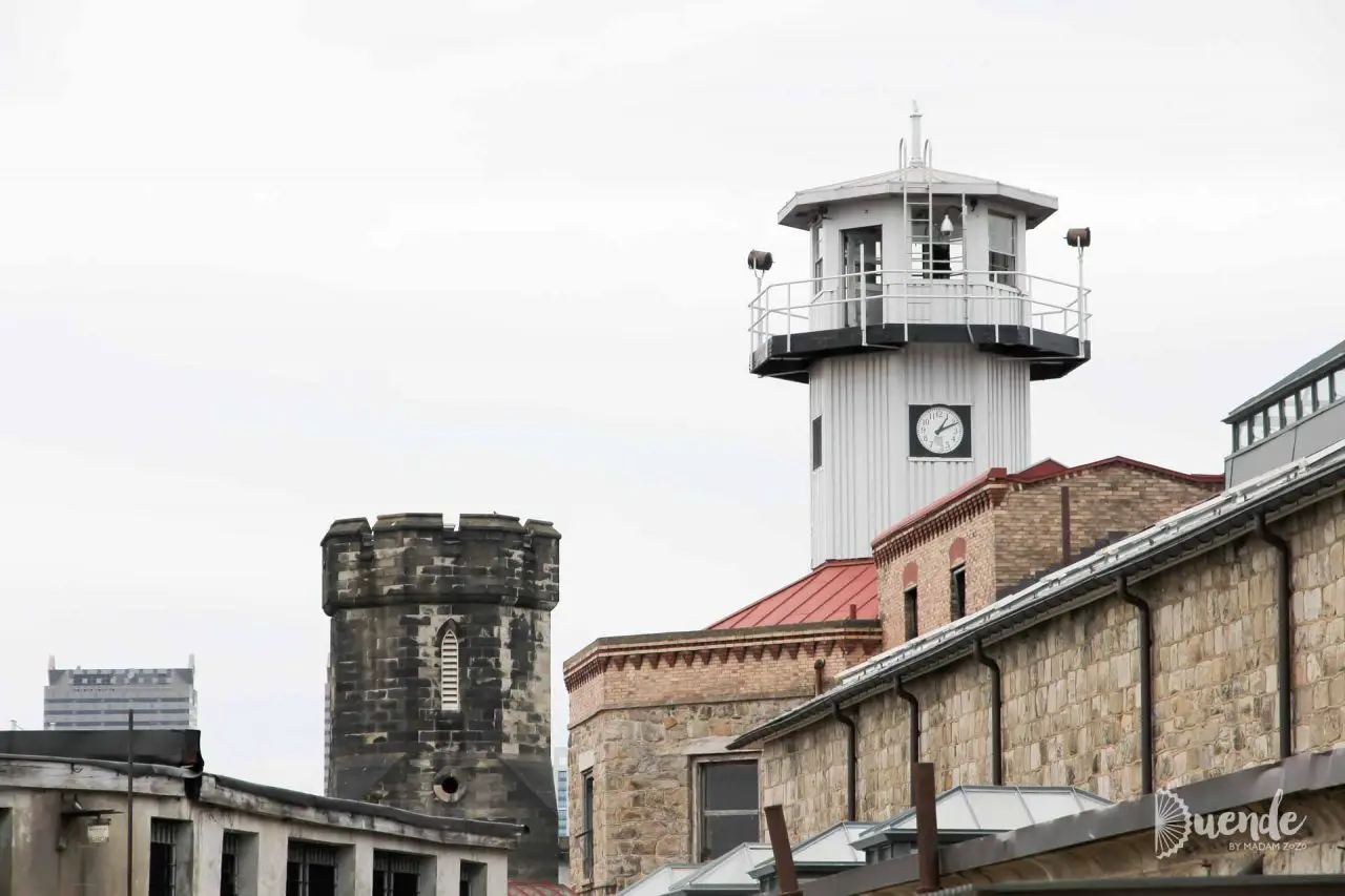 The old and the older - watchtowers at Eastern State Penitentiary