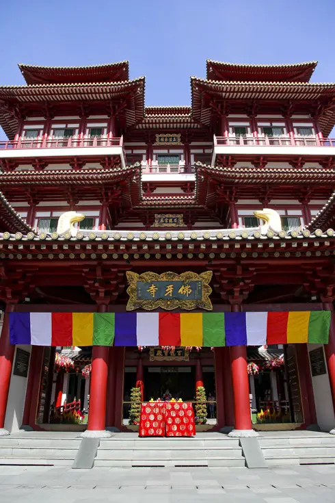 Exterior of Buddhist temple