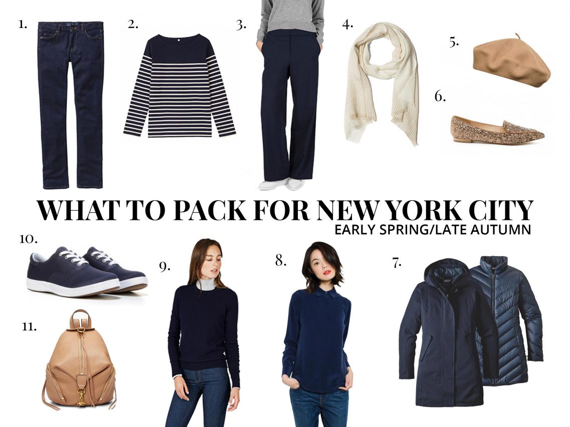 Waht to pack for New York City in early spring/late autumn