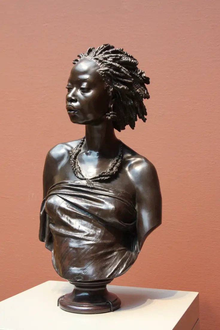 Bust of an African Woman by Charles-Henri-Joseph Cordier