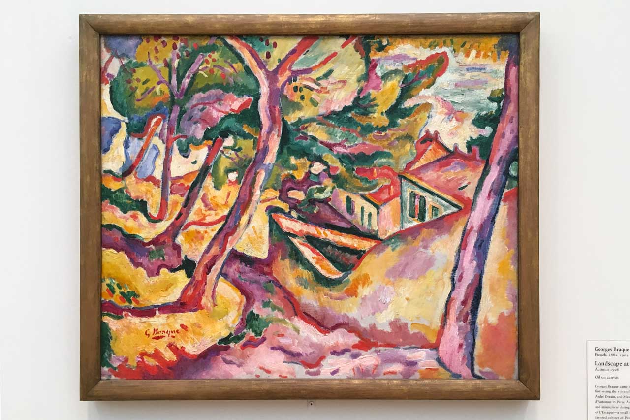 Landscape at L'Estaque - Georges Braque (1906)