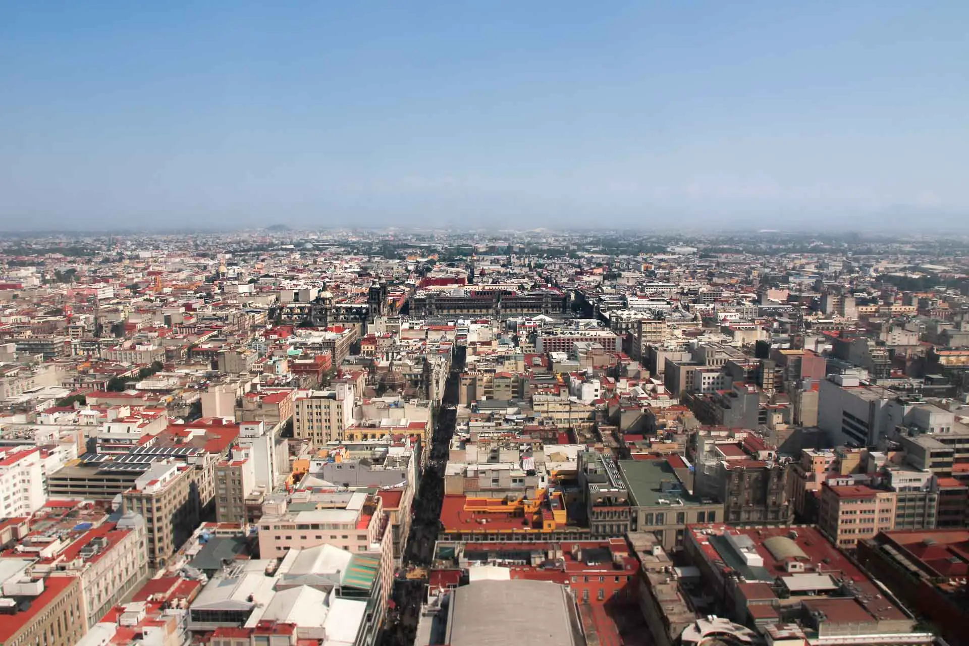 Torre Latinoamerica views of Centro Historico and beyond