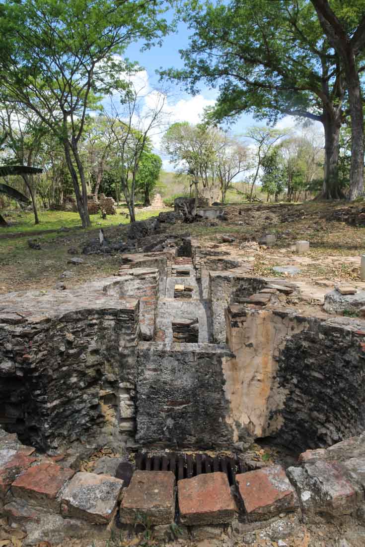 Remnants of sugar cane processing at Ingenio San Isidro de los Destiladeros