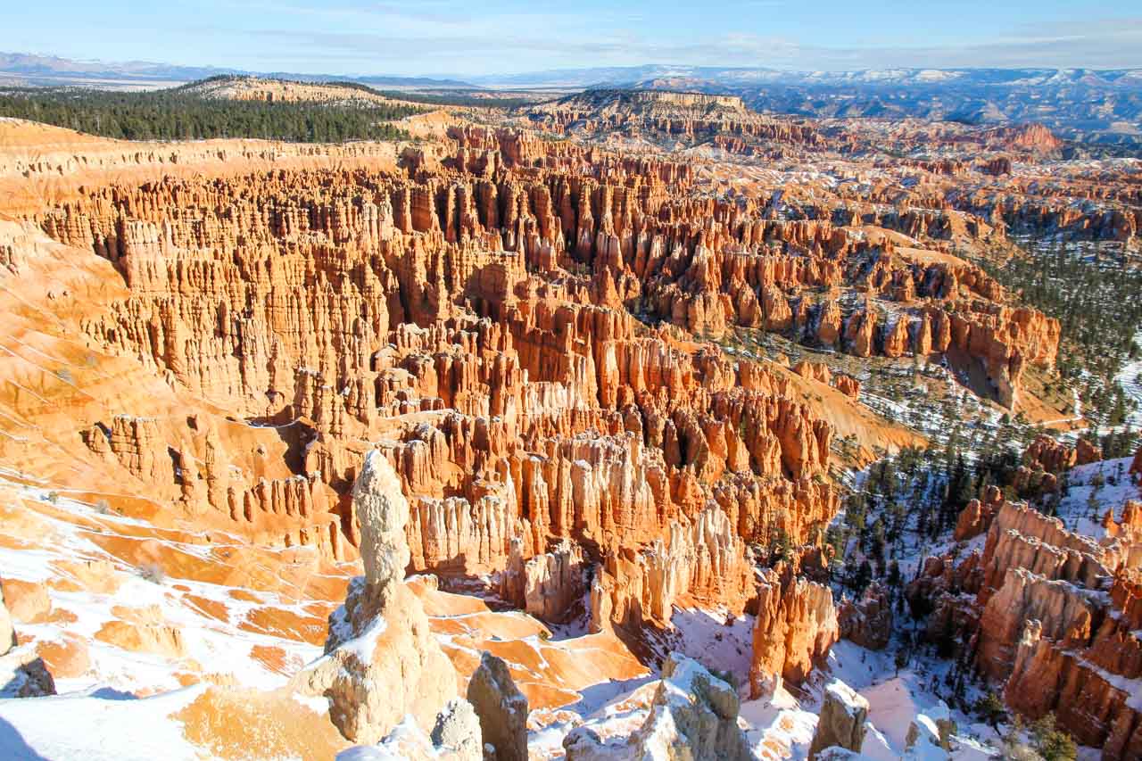 Photo of Bryce Canyon hoodoos from above