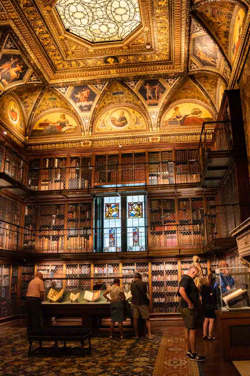 Ornate interior of Morgan Library