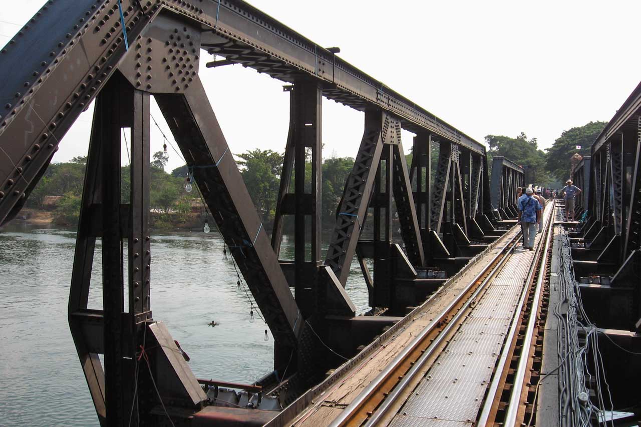 Railway bridge over the River Kwai