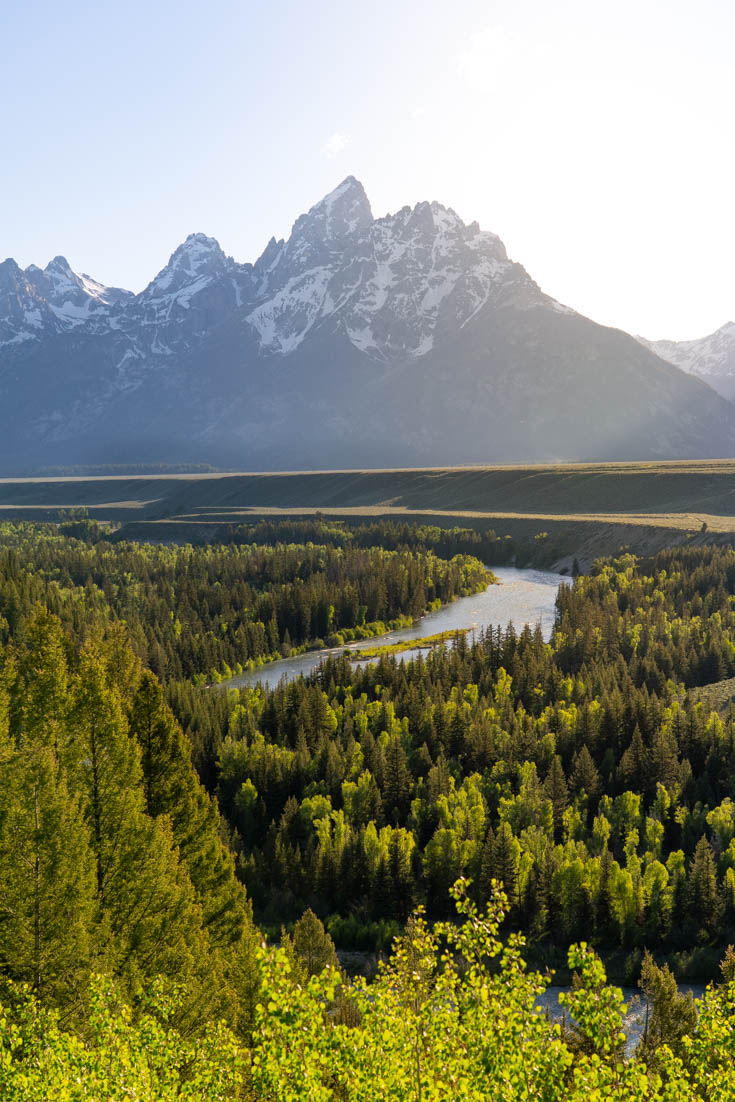 Snake River with Teton Range in the background