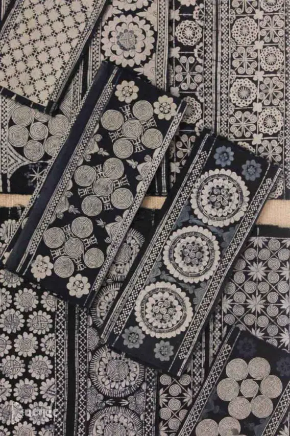 Indigo Batik made by the Miao people of China