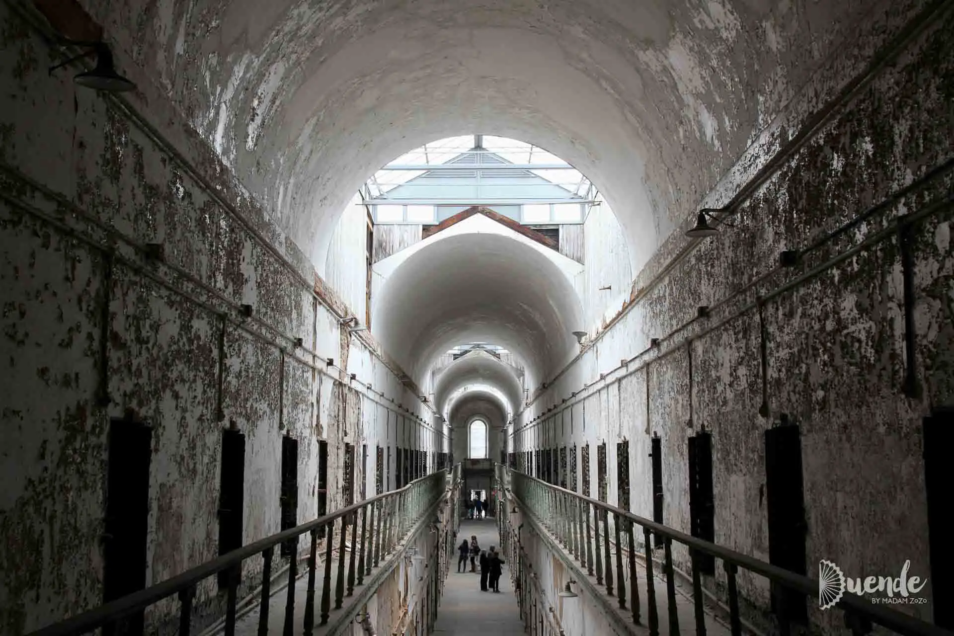 Round vaulted hallways of Eastern State Penitentiary