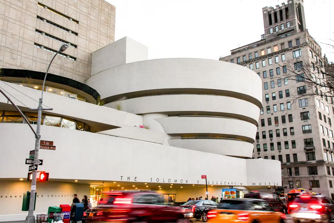 Solomon R. Guggenheim designed by Frank Lloyd Wright