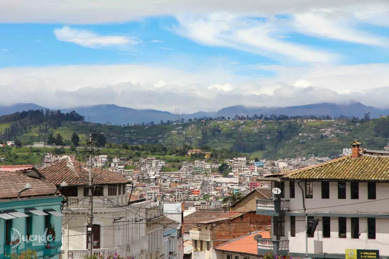 Views from Quito Old Town