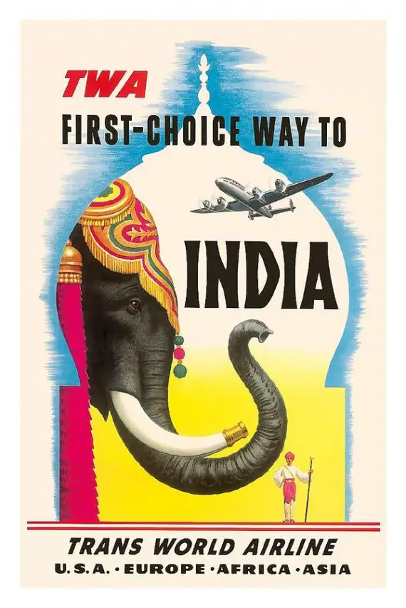 1960s tourist poster