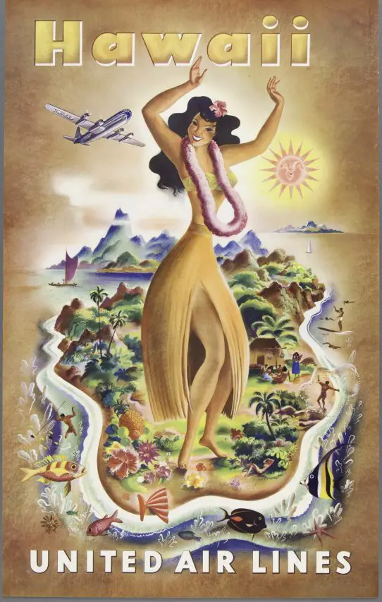 1960s tourist poster