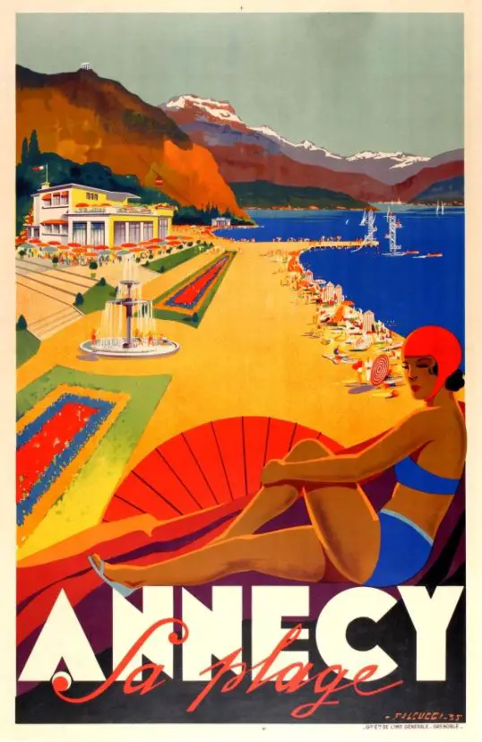 1960s tourist poster