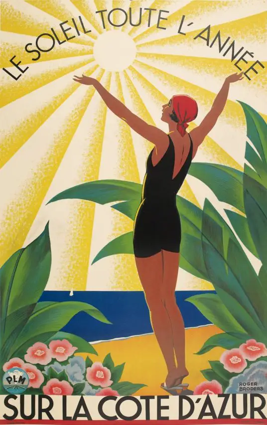 reading travel posters vintage