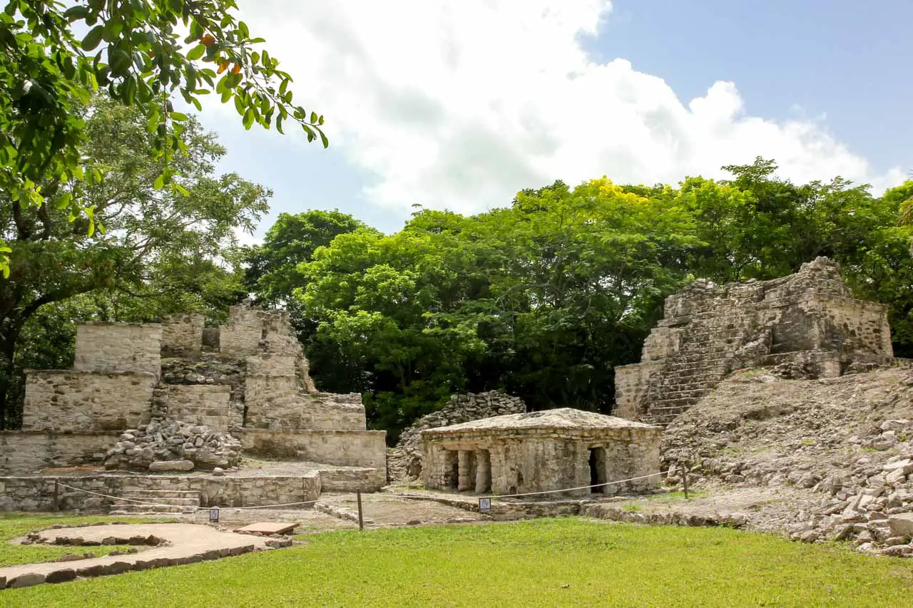 Mayan ruins at Sian Ka'an