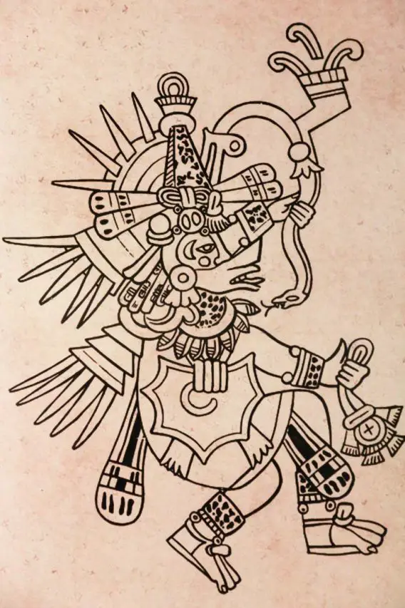 Quetzalcoatl - Aztec God of Vegetation