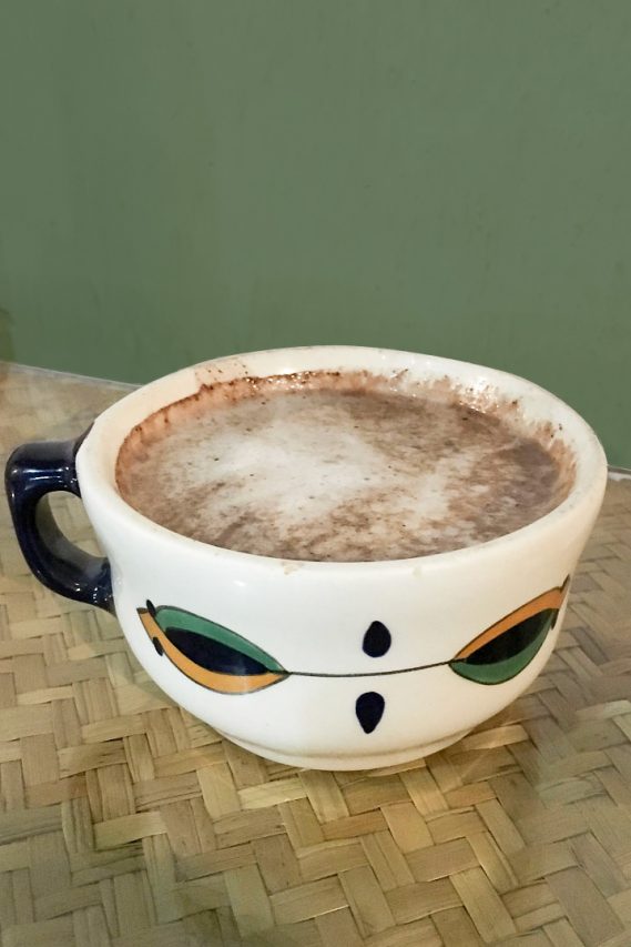 Mayan hot chocolate - minus the corn