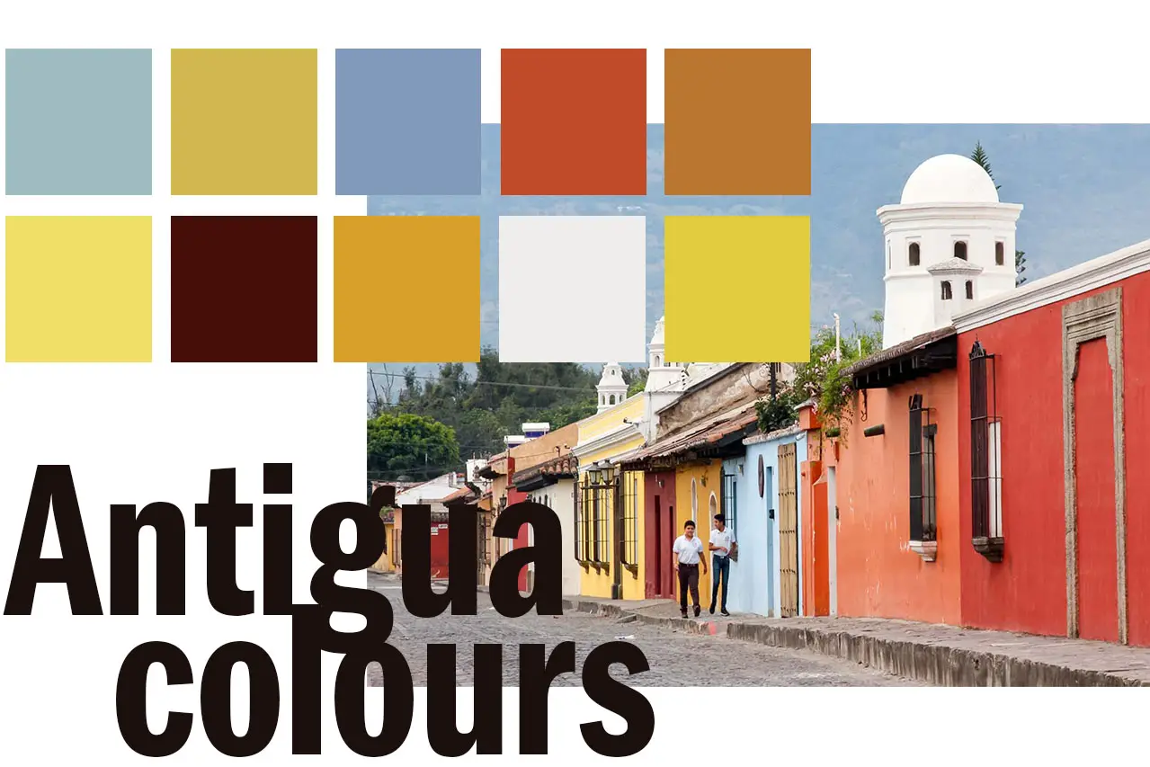 Antigua, Guatemala colour palette