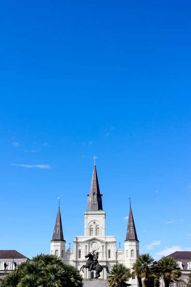 Photo of St Louis Cathedral and Jackson Square, New Orleans