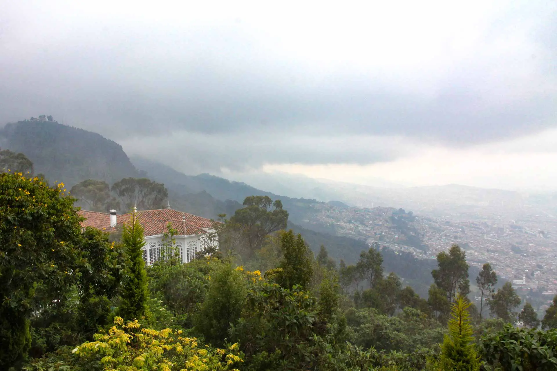 Bogotá viewed from Cerro de Monserrate