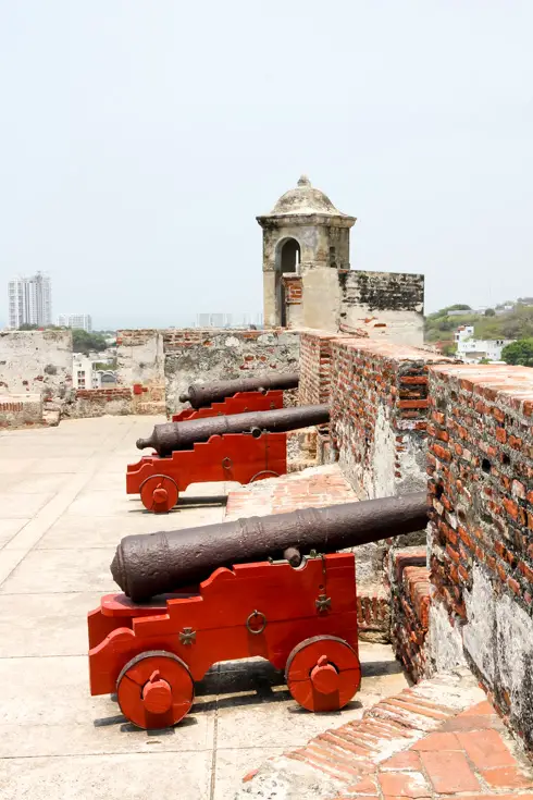 Castillo de San Felipe de Barajas from the top of the Fort