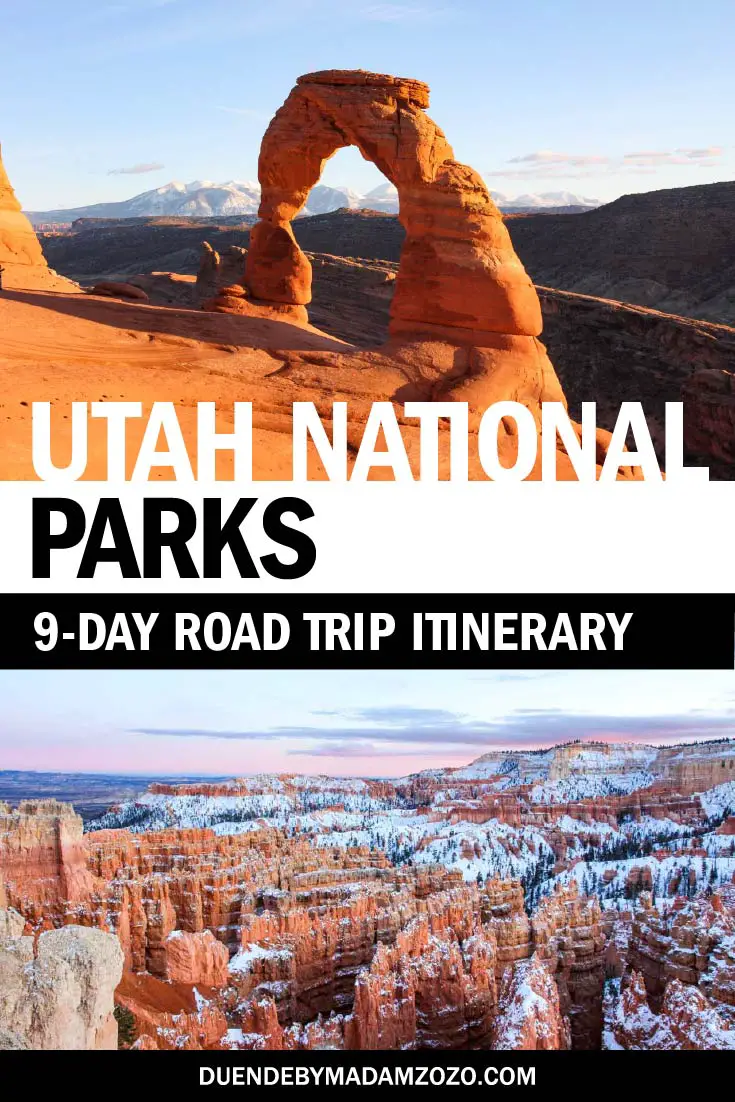 Mighty 5 Utah National Parks Road Trip Itinerary From Vegas