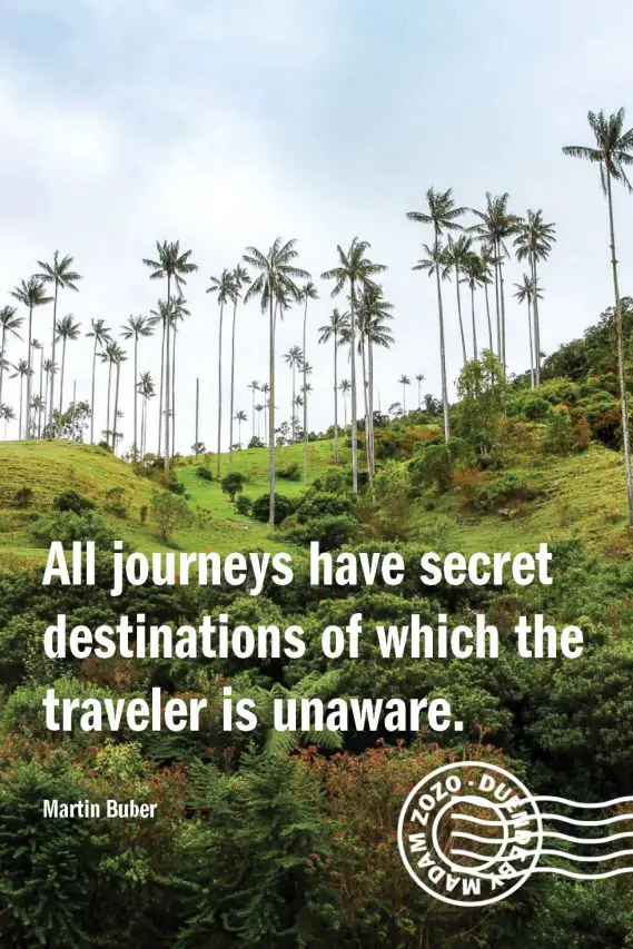 All journeys have secret destinations of which the traveler is unaware. – Martin Buber