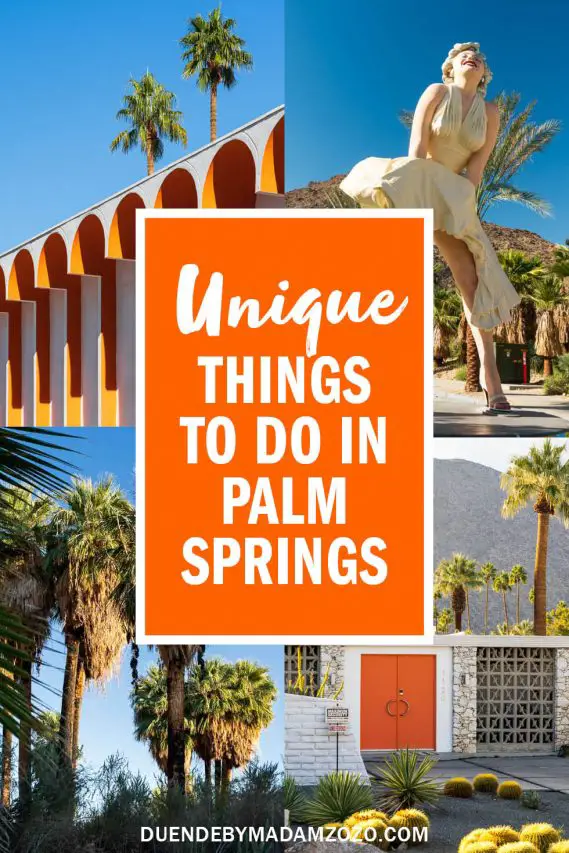 Uniquq things to do in Palm Springs