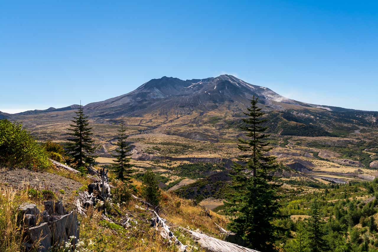 Mt St Helens Crater viewed from Johnson Ridge